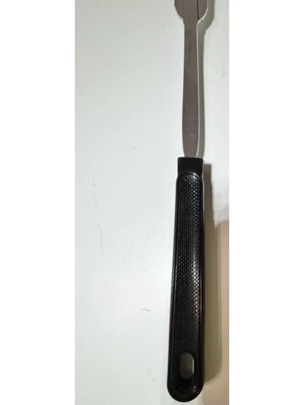 Vintage ECKO Meat Fork & Spoon Black Handle 12in Retro Kitchen Cooking Tool
